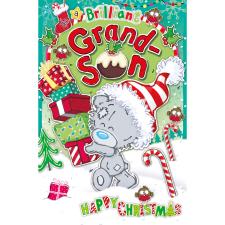 Brilliant Grandson My Dinky Bear Me to You Bear Christmas Card Image Preview